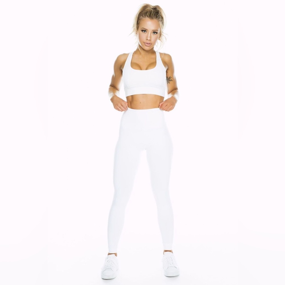 SASKI white leggings